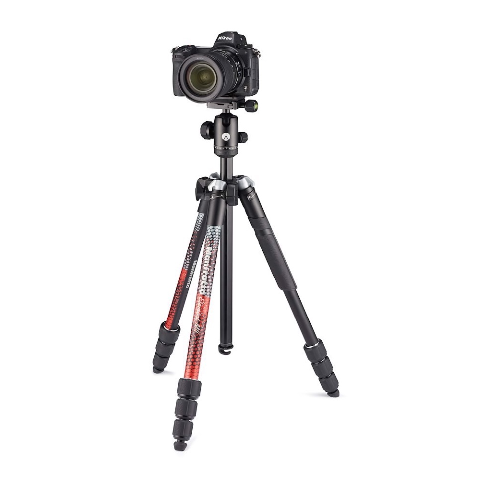 Bộ chân máy Manfrotto Element Mark II 4-S Red