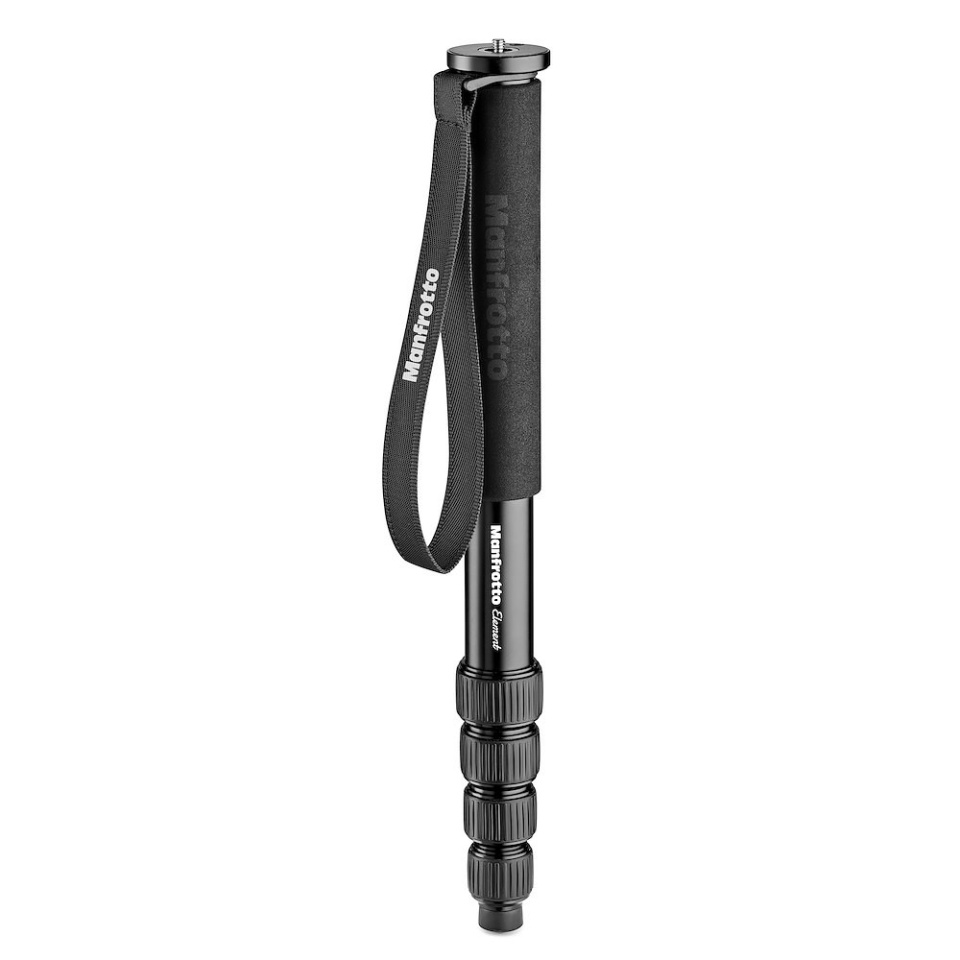 CHÂN MÁY MANFROTTO MONOPOD ALUMINIUM RED/BLACK Màu Đen