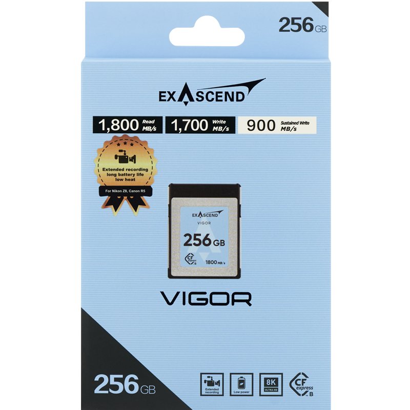 Thẻ nhớ Exascend 256GB Vigor CFexpress 4.0 Type B