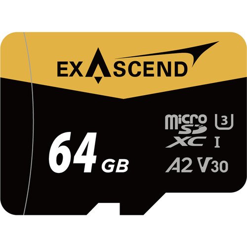 Thẻ nhớ Exascend 64GB Catalyst UHS-I Micro SD card V30 kèm adapter