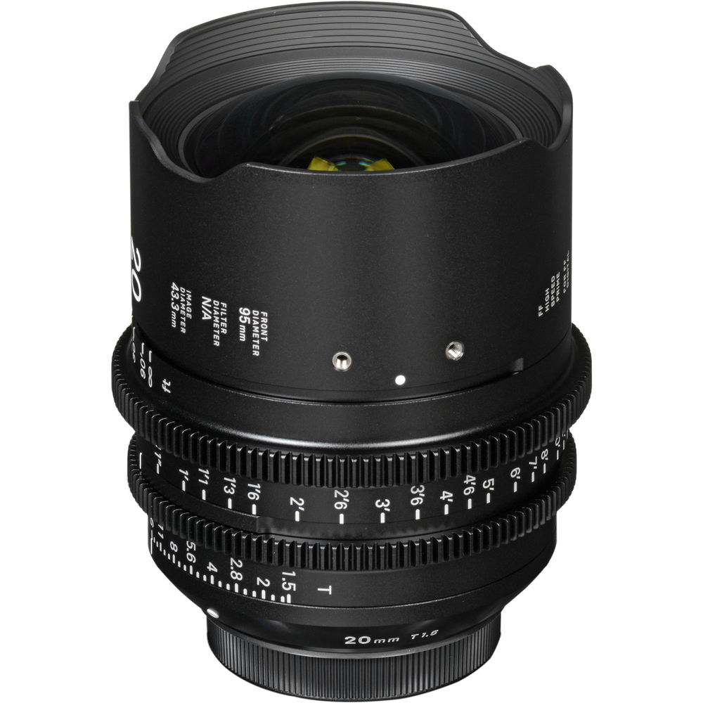 Ống kính Cine Sigma 20mm T1.5 FF High Speed Prime ngàm Canon EF (Feet)