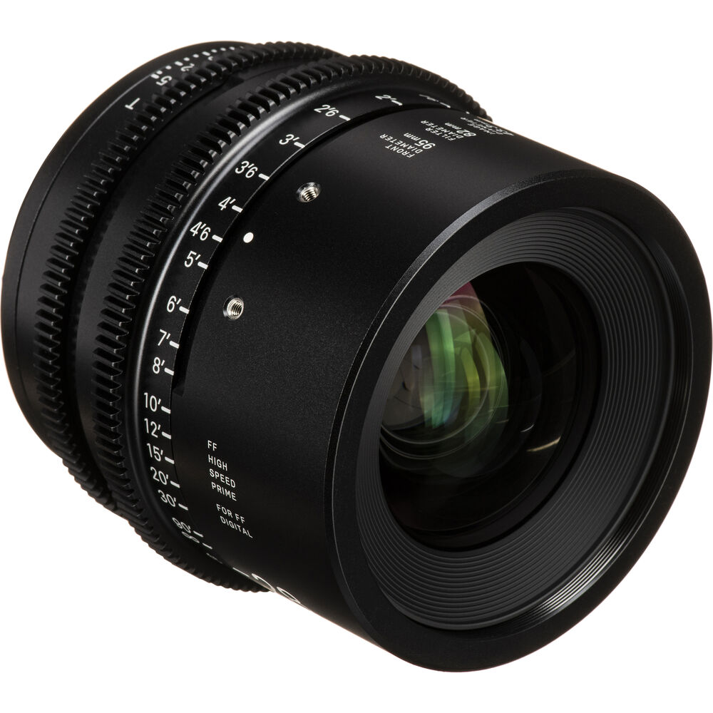 Ống kính Cine Sigma 28mm T1.5 FF High Speed Prime ngàm Canon EF (Feet)