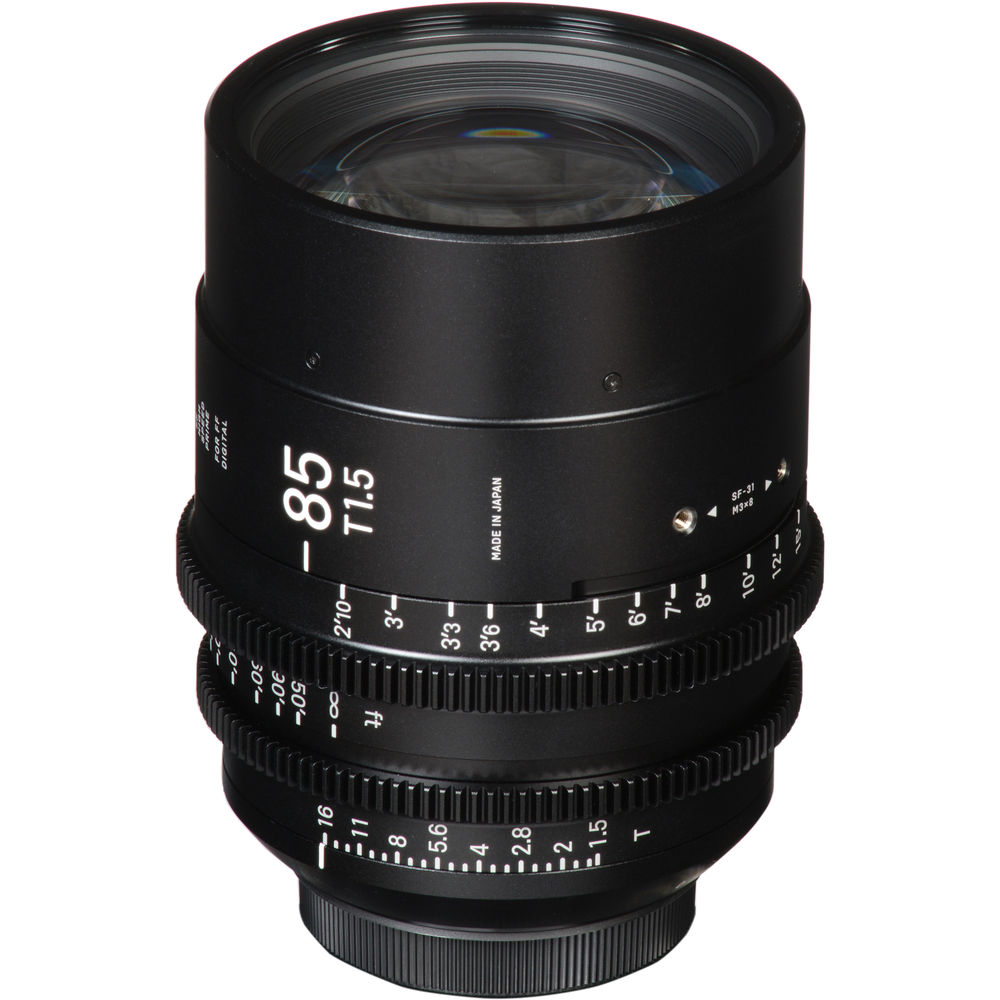 Ống kính Cine Sigma 85mm T1.5 FF High Speed Prime ngàm Canon EF (Feet)