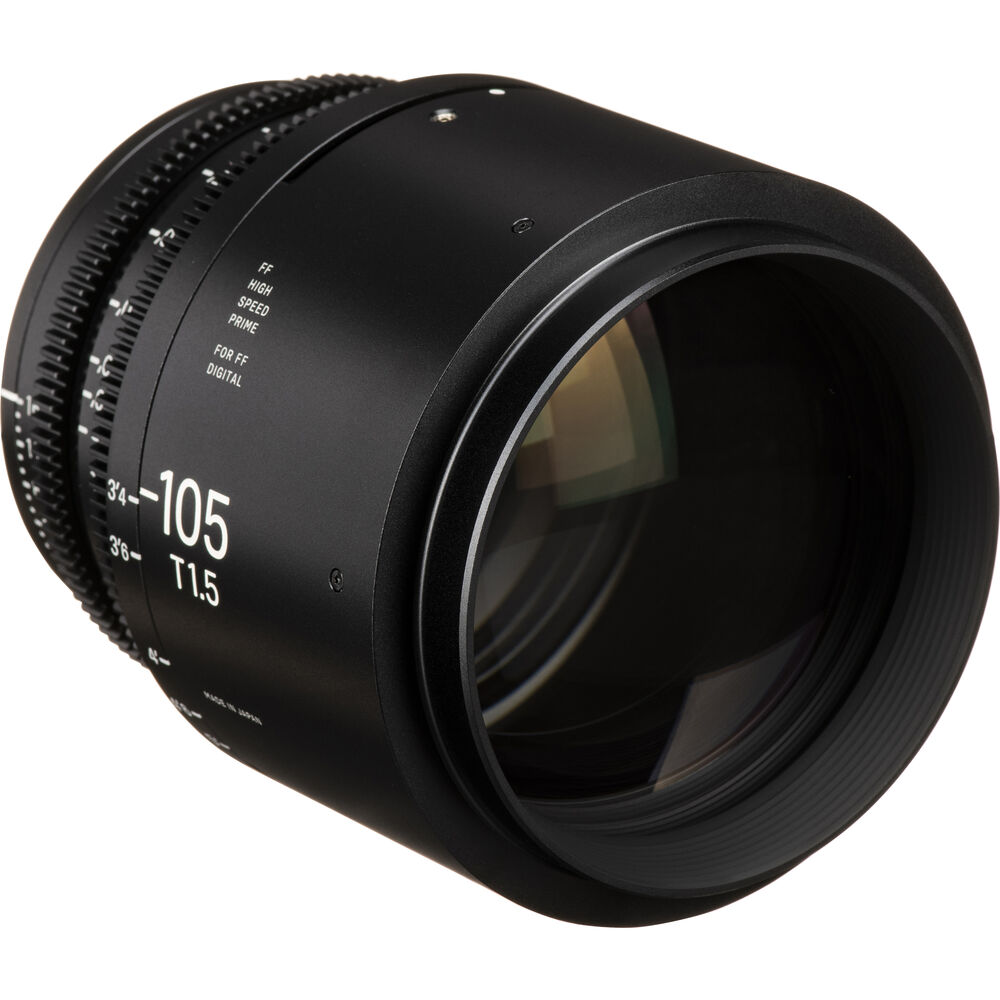 Ống kính Cine Sigma 105mm T1.5 FF High Speed Prime ngàm Canon EF (Feet)