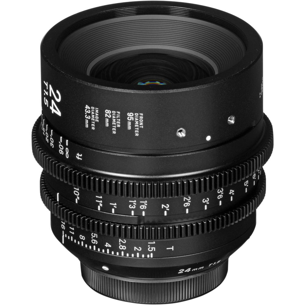 Ống kính Cine Sigma 24mm T1.5 FF High Speed Prime ngàm Sony E (Feet)