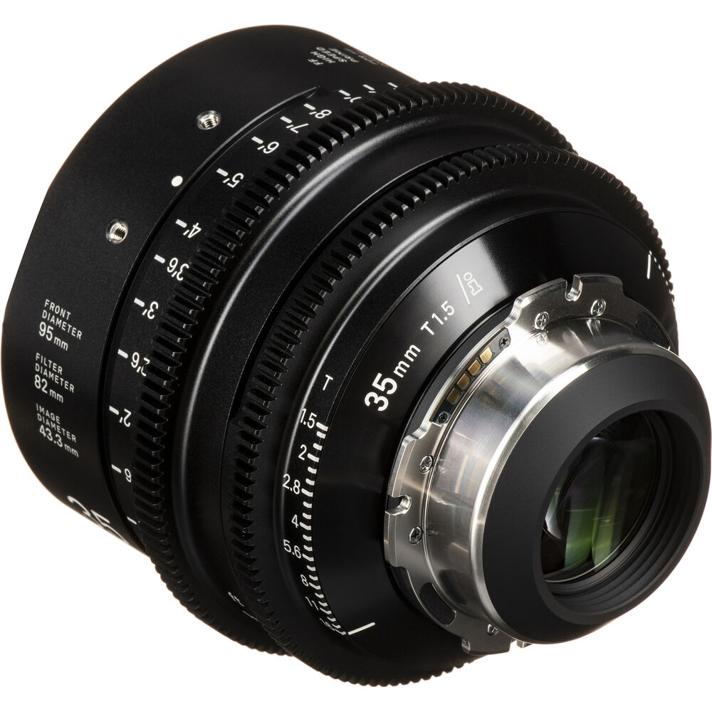 Ống kính Cine Sigma 35mm T1.5 FF High Speed Prime với /i Technology ngàm PL (Meter)