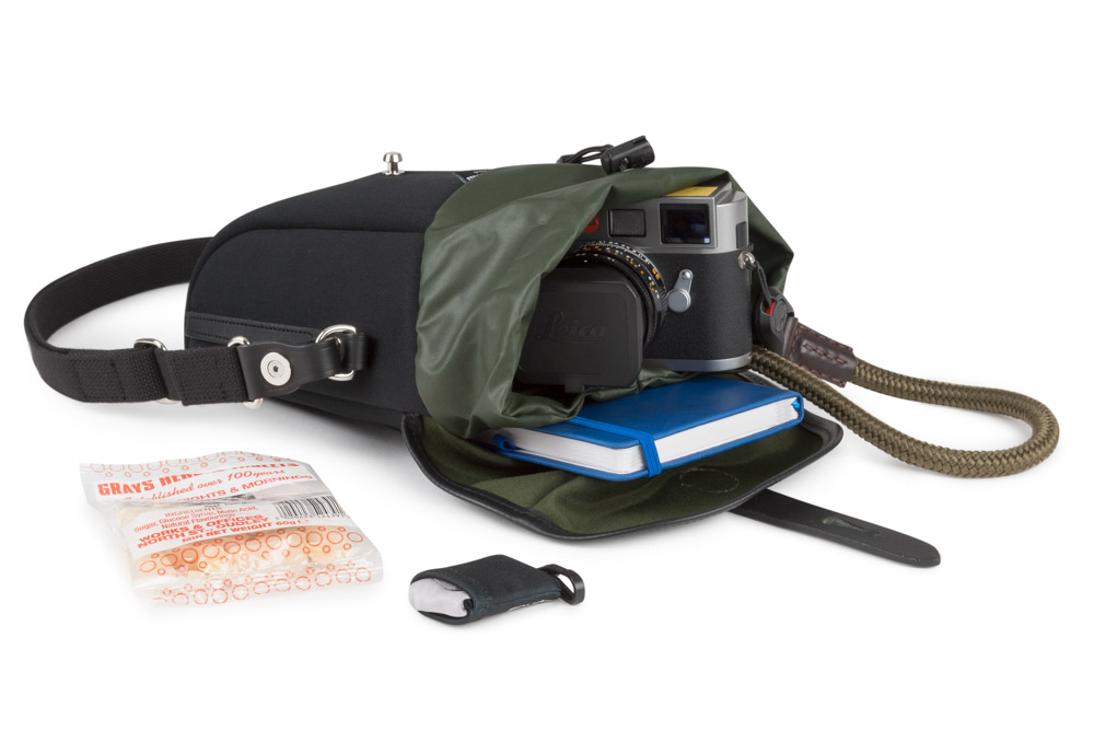 Túi ống nhòm Billingham Galbin 10 - Black/Black