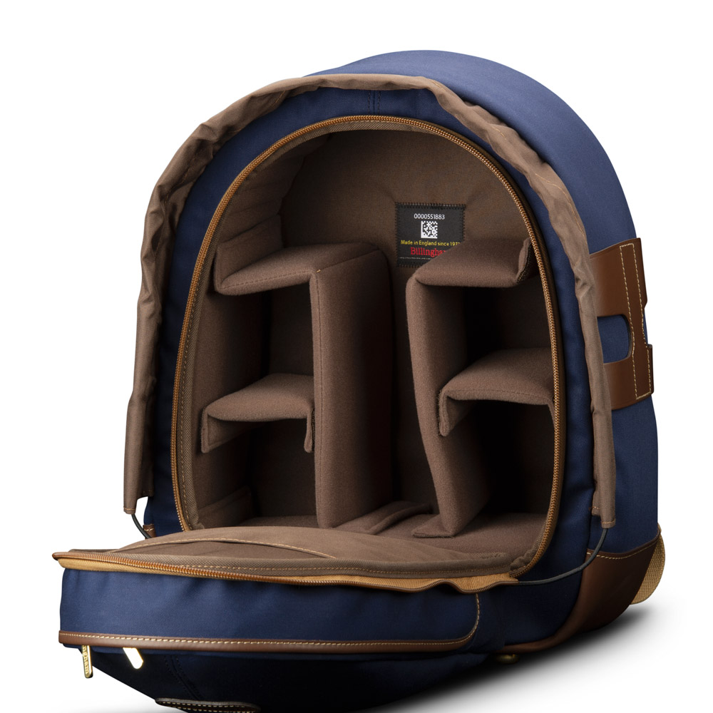 Balo máy ảnh Billingham 25 Rucksack - Navy/Chocolate