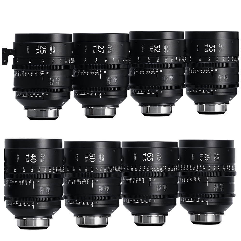 Bộ ống kính Cine Sigma LF Aizu Prime ngàm PL