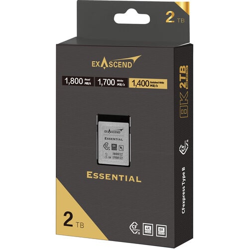 Thẻ nhớ Exascend 2TB Essential CFexpress 4.0 Type B