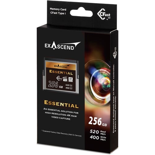 Thẻ nhớ Exascend 256GB Essential CFast 2.0