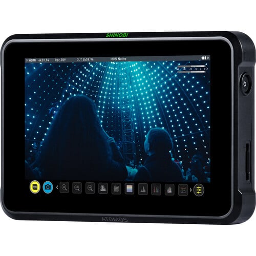 Màn hình video màu 7 inch Shinobi, dùng cho camera hiệu Atomos, mã ATOMSHB002 Kích thước 7 inch