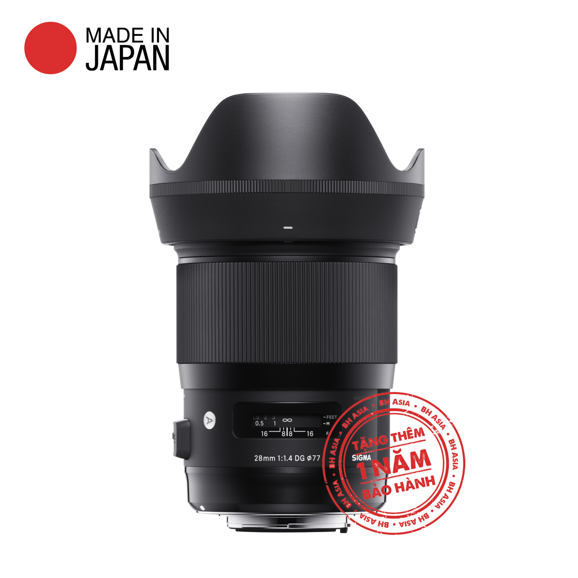 Ống kính Sigma 28mm f/1.4 DG HSM Art ngàm Sigma SA