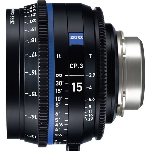 Ống Kính Cine Zeiss CP.3 15mm T/2.9 Ngàm Canon EF/Feet