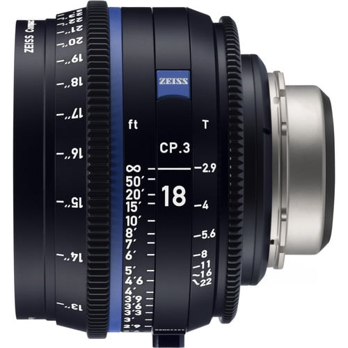 Ống Kính Cine Zeiss CP.3 18mm T/2.9 Ngàm Canon EF/Feet