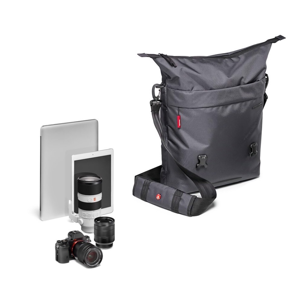 Túi máy ảnh Manfrotto Manhattan 3 Way Shoulder Bag Changer-20 Gray