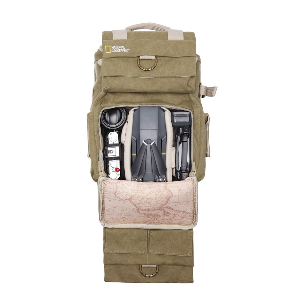 Balo máy ảnh National Geographic Small Backpack Beige