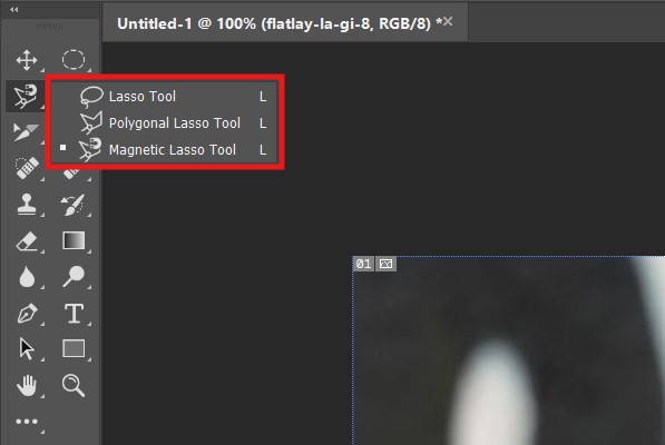 Lasso Tools trong Photoshop