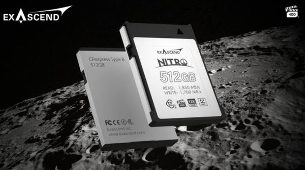 Thẻ nhớ CFexpress Type B Exascend Nitro 512GB đạt chứng nhận VPG400