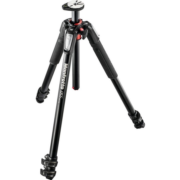 Manfrotto 055 ALU 3-Section với thiết kế chân máy mạnh mẽ.