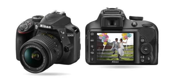 Máy ảnh Nikon D3400 nhỏ gọn và tinh tế